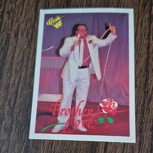 Brother Love Trading Card Singed